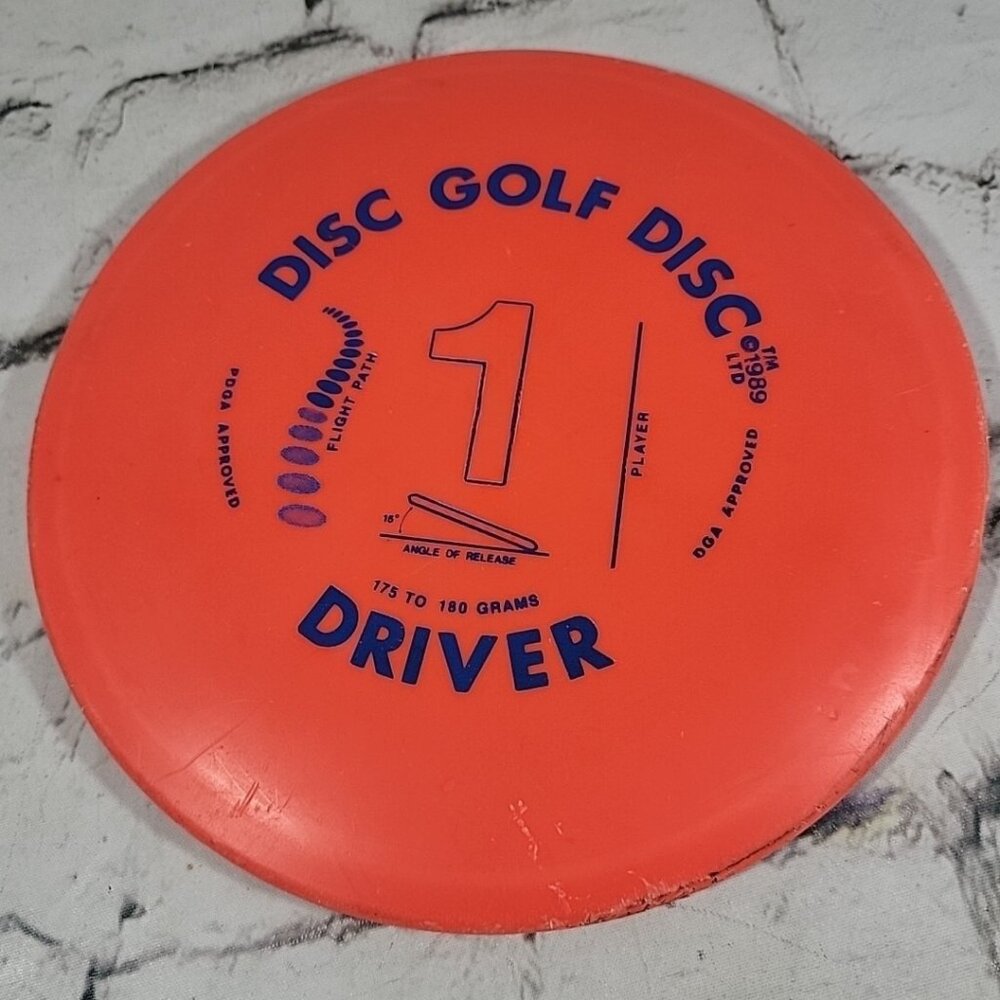 1989 Innova Disc Golf Disc Old School Professional #1‎ Driver 175-180 Grams Rare